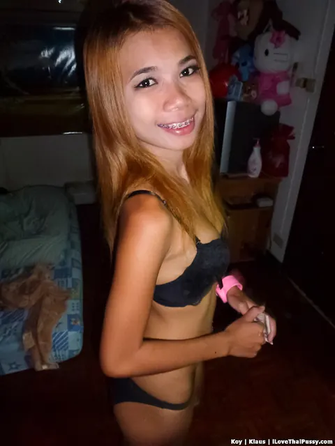 Asian Redhead Gets Fucked Missionary in Lingerie – photo 10 of 11