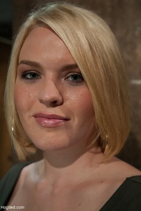 Krissy Lynn: Busty Short-Haired Blonde Bound and Nipple-Pinned in BDSM – photo 2 of 17