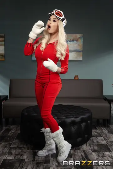 Thick Latina in Red Uniform and Boots Sucks and Rides Two Cocks
