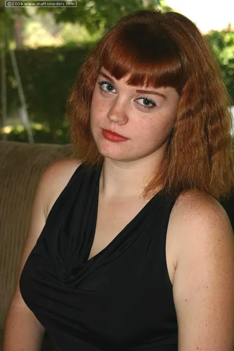 Redhead BBW with Big Tits Strips Out of Her Lingerie for First Nude Set – photo 3 of 16