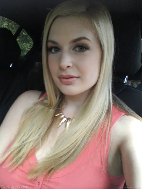 Danielle Delaunay: Blonde in Latex Takes Anal Dildo in Selfie Threesome – photo 1 of 14