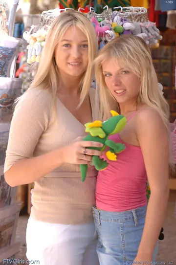 Alison Angel – Tall Blonde Flashes Her Natural Tits and Kisses Partner Outdoors