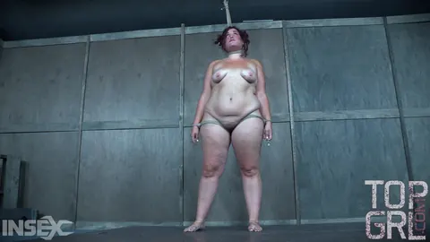 BBW with Small Tits Spreads for Anal in Bondage – photo 14 of 14