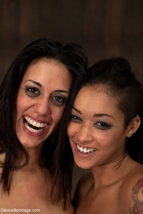 Lyla Storm: Ebony and Latina Brunettes Share Bondage Lesbian Sex – photo 17 of 18