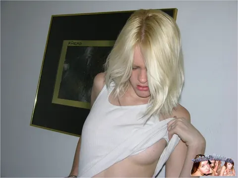 Ember Skye: Skinny Blonde Strips Out of Her Boots and Spreads on the Sofa – photo 7 of 15