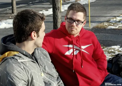 Man Strips and Strokes His Cock Outdoors – photo 2 of 20