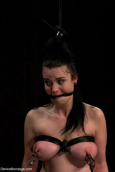 Sybil Hawthorne: Curvy MILF in Device Bondage Shows Off Her Tattooed Body – photo 13 of 21