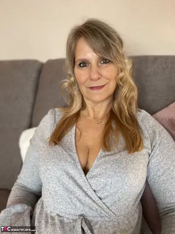 Blonde MILF with Big Tits Strips Out of Her Yoga Pants