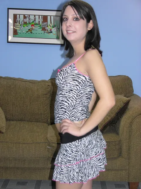 Cristal Cortez: Petite Latina Rides Cowgirl Style Before a Facial – photo 1 of 21