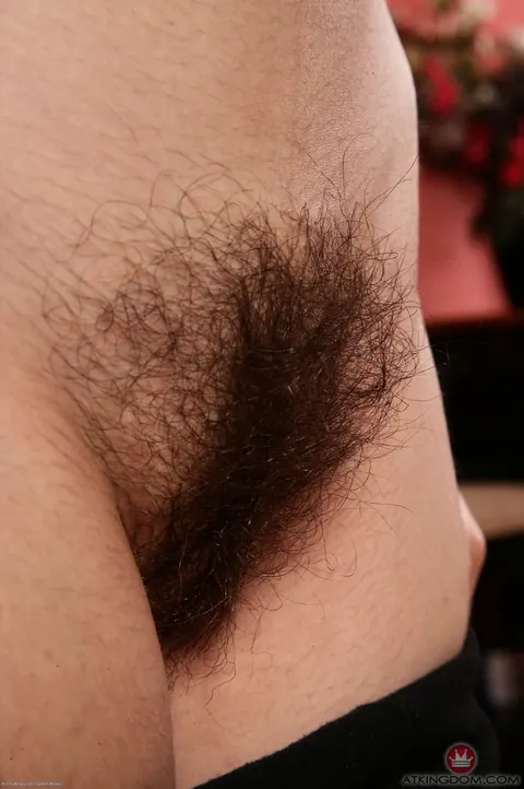 Briar Rose: Brunette in Panties Spreads Her Hairy Pussy in the Kitchen – photo 4 of 21