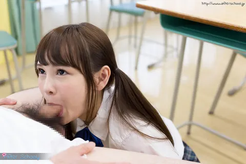 Shuri Atomi: Slim Asian Babe in Pigtails Takes Cum in Mouth – photo 11 of 16