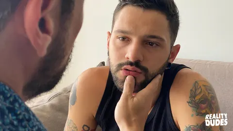 Hairy Men Kiss and Fuck Anal Together – photo 3 of 16