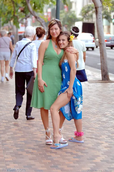 Andie Valentino: Tall Redhead Strips Naked Outdoors for Lesbian Sex – photo 17 of 20