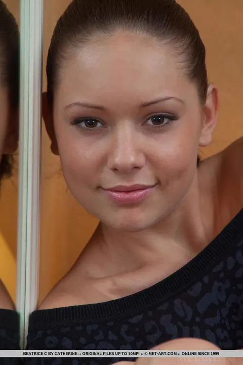 Busty European Woman Spreads Her Shaved Pussy Wide – photo 1 of 18