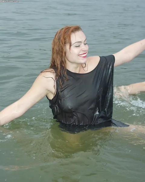 Three Women Peel Off Their Wet Panties by the River – photo 8 of 16