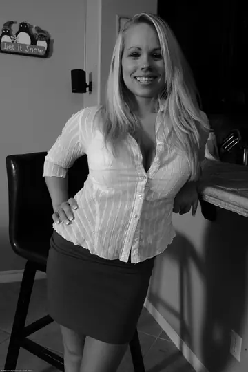 Petite Blonde with Big Natural Tits Spreads for Anal