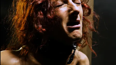 Redhead Bound and Whipped Until She Cries in Intense BDSM – photo 13 of 21