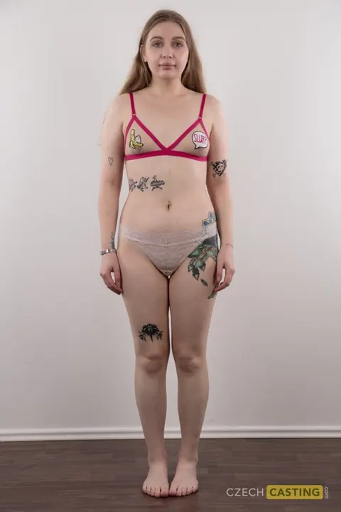 Czech Woman Strips Off Her Lingerie and Shows Her Pierced Body – photo 7 of 20
