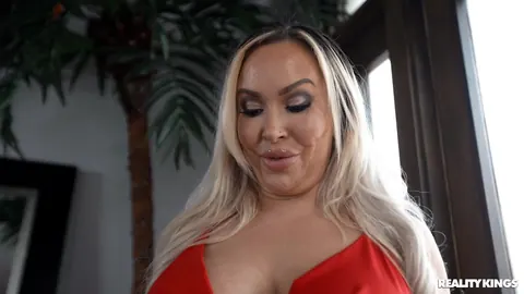 Callie Brooks: Curvy Blonde MILF Takes Interracial Anal in the Bathroom – photo 1 of 21