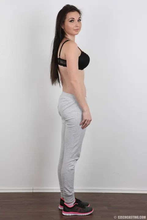 Czech Brunette with Big Tits Strips Out of Her Panties – photo 5 of 20