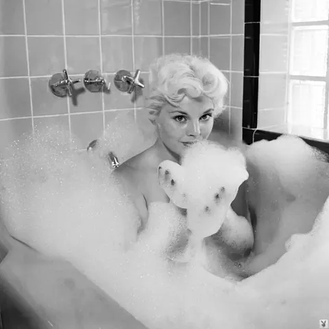 Lisa Winters: Blonde MILF Strips for a Vintage Photo Set – photo 7 of 11