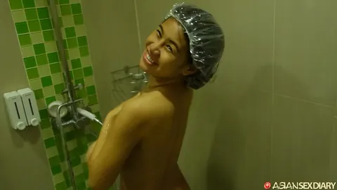 Petite British Asian Babe Takes POV Cock and Gets Creampied – photo 21 of 21