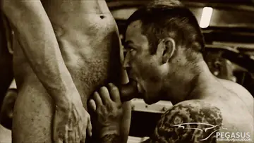 Muscular Men Kiss and Have Anal Sex in the Garage
