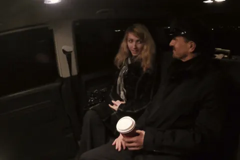 Beatrix Glower: European Blonde Undresses and Rides the Driver in a Van – photo 4 of 17