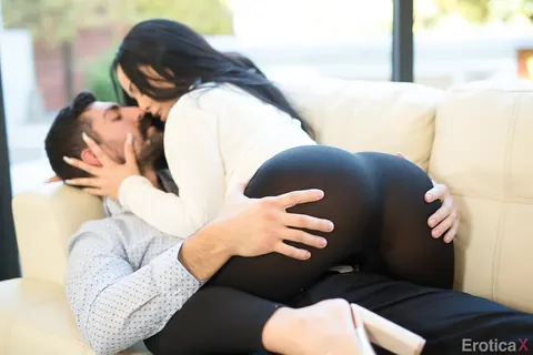 Kristina Rose: Thick Latina MILF Gets Fucked Doggy Style on the Sofa – photo 2 of 15