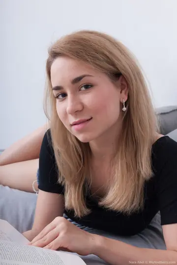 Russian Amateur Strips Out of Her Shorts and Fingers Her Hairy Pussy