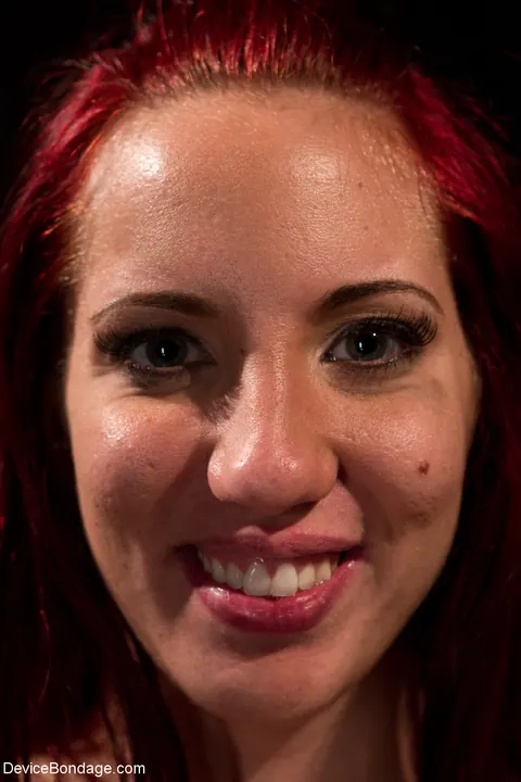 Kelly Divine: Tall Brunette MILF in Bondage Spreads and Fucks a Dildo – photo 21 of 21