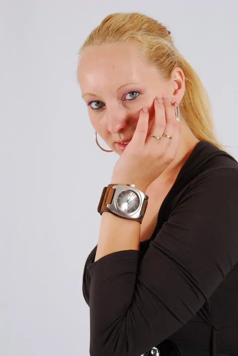 Blonde Amateur in a Skirt Gets Handcuffed – photo 10 of 16