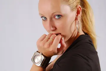 Blonde Amateur in a Skirt Gets Handcuffed