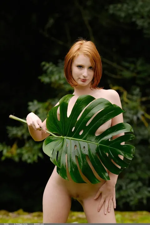 Pale Redhead Strips Out of Her Jeans Outdoors – photo 4 of 21