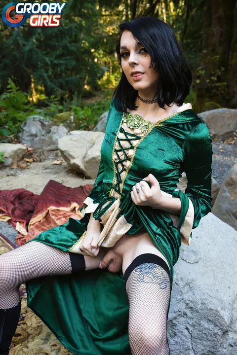 Trans Woman Joins Two Partners for Halloween Threesome – photo 2 of 16