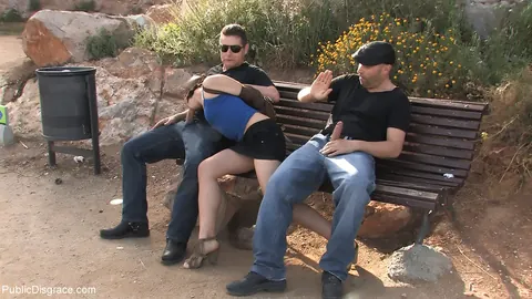 Alina Rose: Brunette Takes Double Penetration in Public BDSM – photo 20 of 20