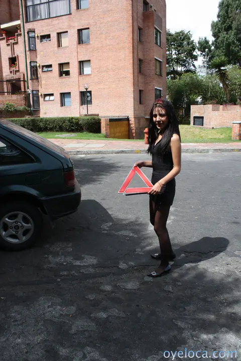Adriana Vega: Skinny Latina Strips and Spreads Her Pussy Outdoors – photo 19 of 21