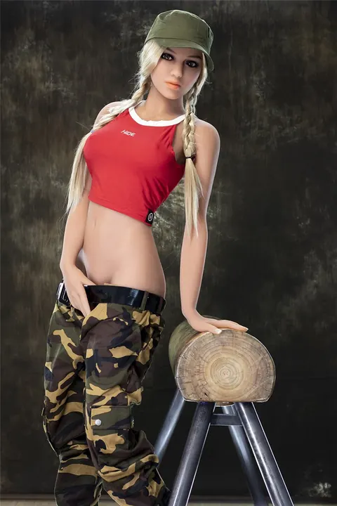 Woman in Uniform Strips and Poses Nude – photo 10 of 21