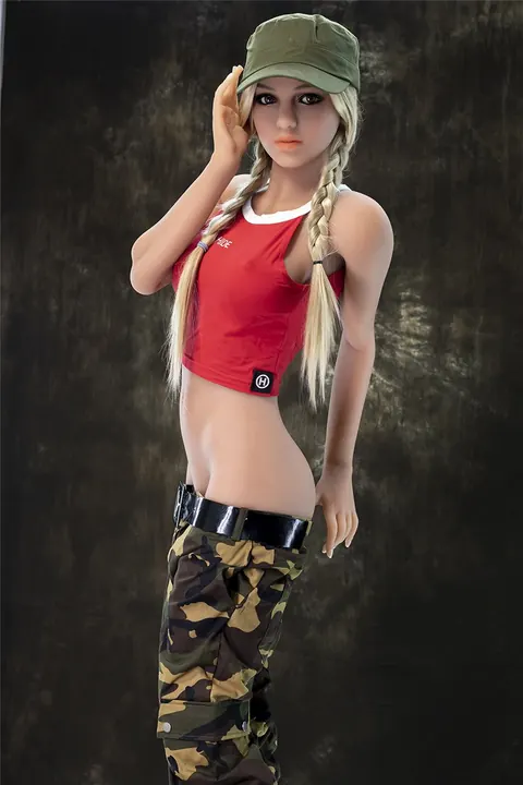 Woman in Uniform Strips and Poses Nude – photo 9 of 21