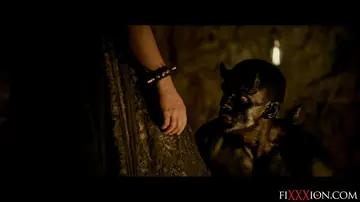 Busty Brunette MILF in Uniform Takes Anal Doggy Style and a Creampie