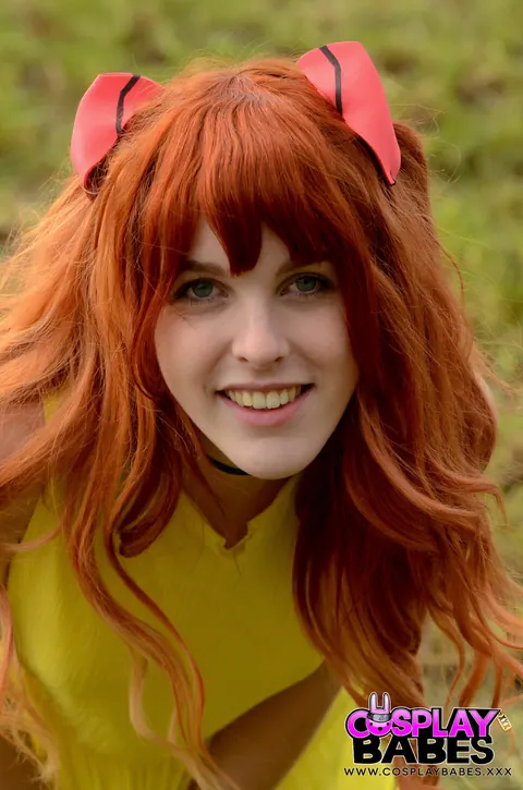 Amarna Miller: Redhead Sucks Cock and Spreads Her Pussy in the Forest – photo 8 of 17