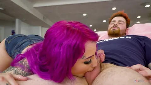 Valerica Steele: Brunette Sucks Her Partner's Cock Before Sex – photo 6 of 21