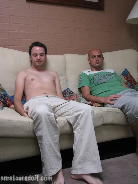 Hairy Man Strips and Jerks Off to Cumshot – photo 5 of 21