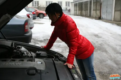 Isabella Chrystin: Petite Ebony Brunette Takes Anal in the Car with an Older Man – photo 2 of 21