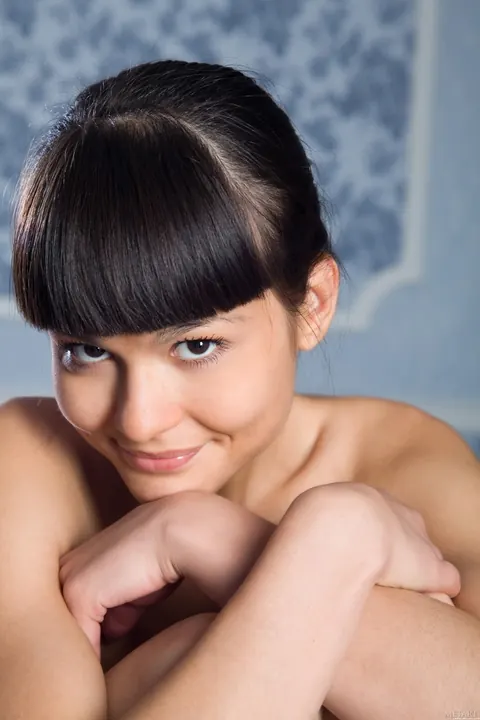 Slim Hairy Brunette Poses Fully Nude – photo 10 of 21