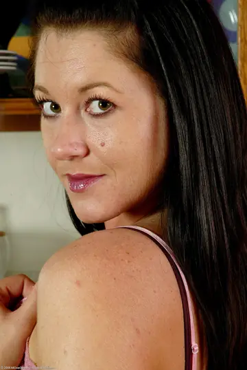 Thick MILF Strips Out of Her Lingerie to Show Her Pierced Pussy
