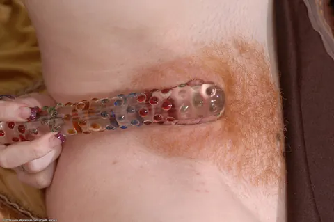 Nikki Rhodes: Redhead MILF with Natural Tits Spreads Her Pussy – photo 8 of 21