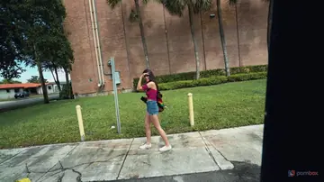 Reyna Delacruz – Petite Latina Brunette in Shorts Gets Fucked in a Car After Bus Pickup