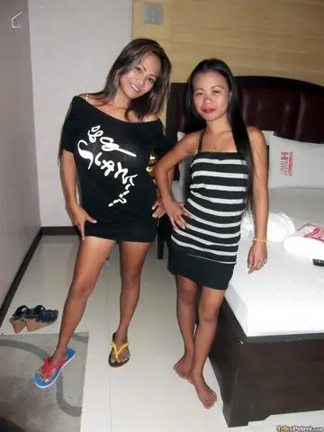 Filipina MILFs Strip and Kiss Naked
