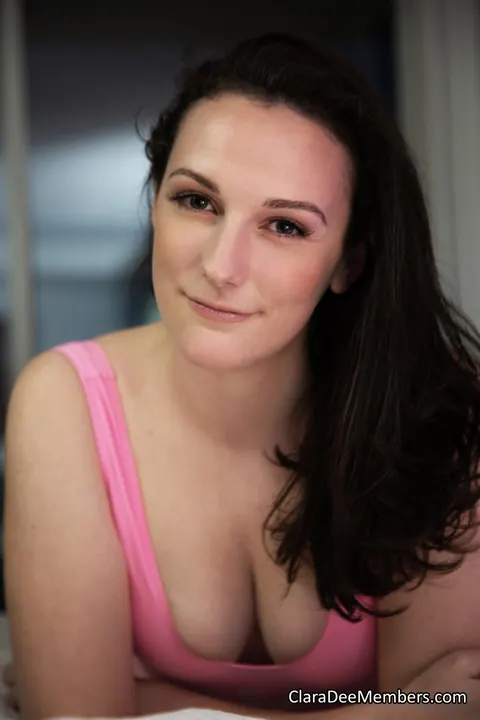 Clara Dee: Tall Brunette Amateur Poses in a Pink Bikini Showing Her Curvy Figure – photo 3 of 19